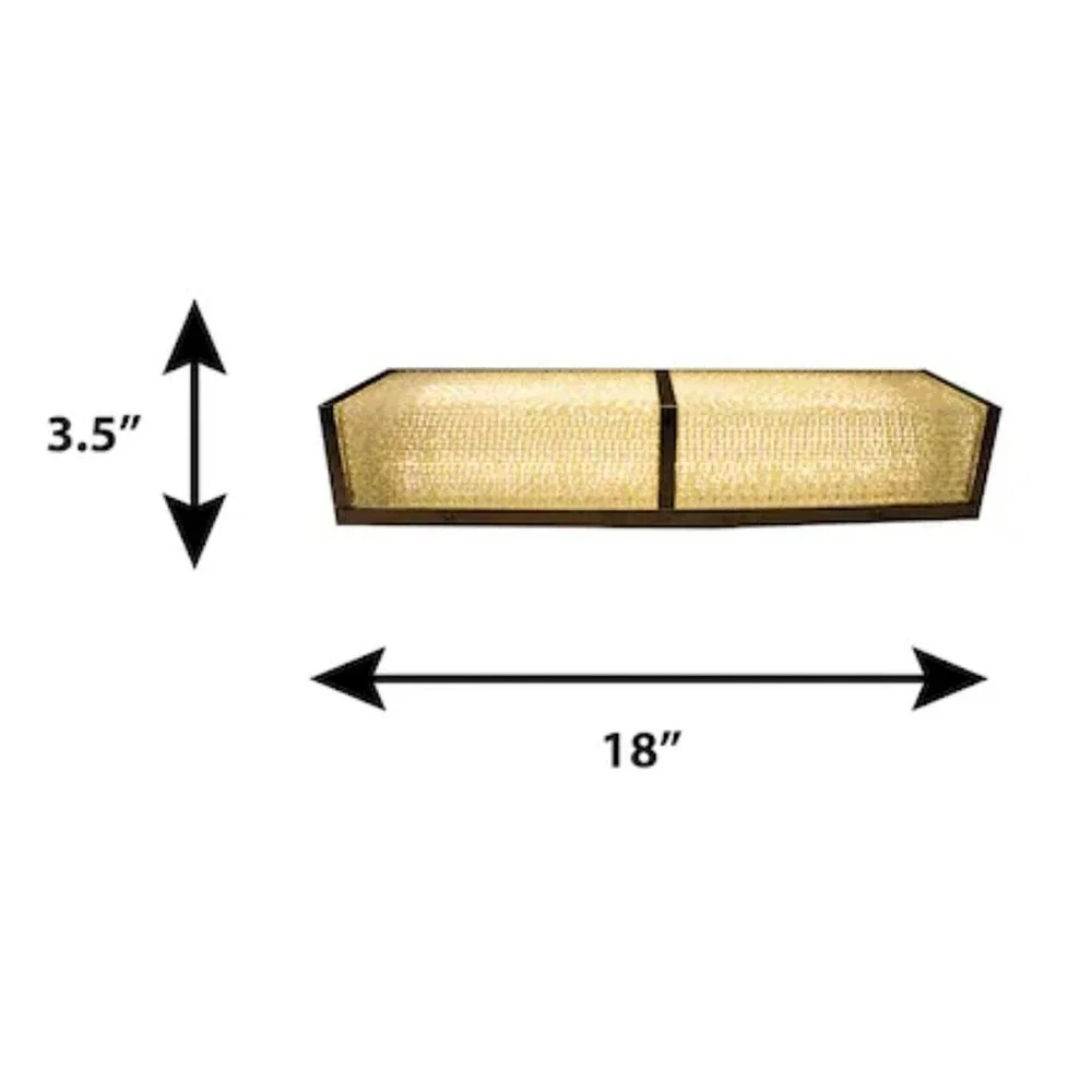 Origin 21 Charlotte 18-in 2 Light Polished Chrome Integrated LED...